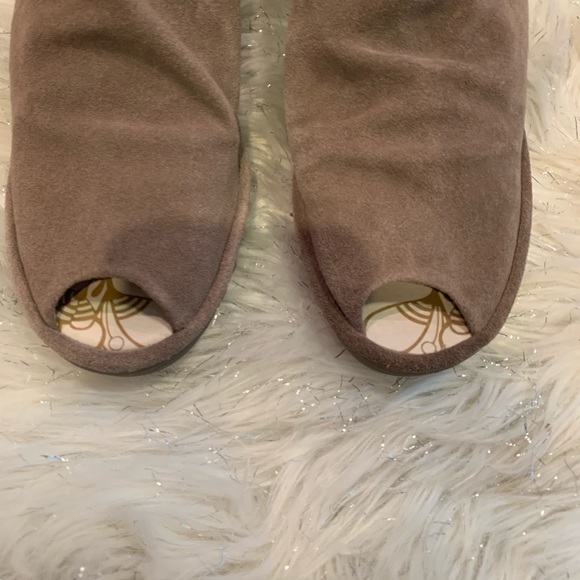 Fly London Yema Open Toe Suede Wedge - Picture 4 of 14